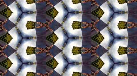 Interpretation or visual explanation pattern Illustrazione stock