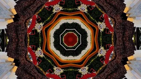 Interpretation or visual explanation pattern Illustrazione stock