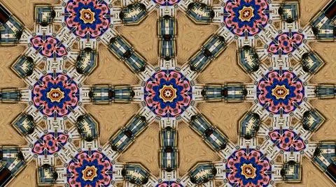 Interpretation or visual explanation pattern Illustrazione stock
