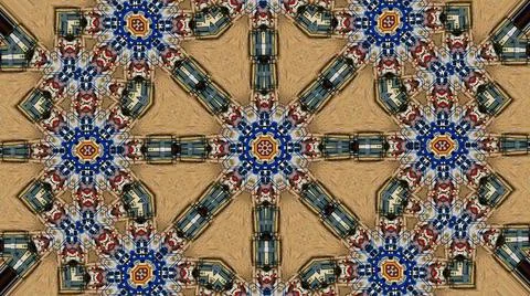 Interpretation or visual explanation pattern Illustrazione stock