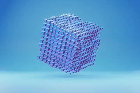 An interpretation of quantum fluctuations, depicted as a dynamic, ever-changi 스톡 일러스트