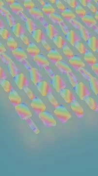 An interpretation of quantum fluctuations, depicted as a dynamic, ever-changi Stock Illustration