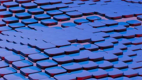 An interpretation of quantum fluctuations, depicted as a dynamic, ever-changi Illustrazione stock