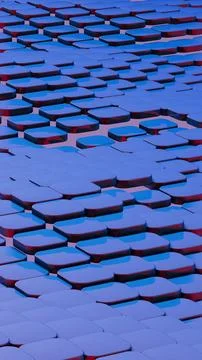 An interpretation of quantum fluctuations, depicted as a dynamic, ever-changi 스톡 일러스트