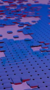 An interpretation of quantum fluctuations, depicted as a dynamic, ever-changi Illustrazione stock