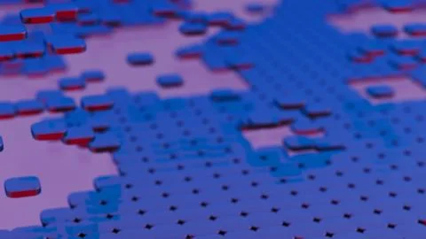 An interpretation of quantum fluctuations, depicted as a dynamic, ever-changi Illustrazione stock