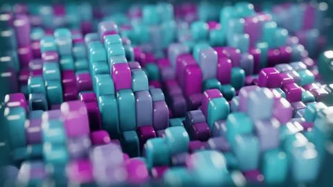 An interpretation of quantum fluctuations, depicted as a dynamic, ever-changi 스톡 일러스트