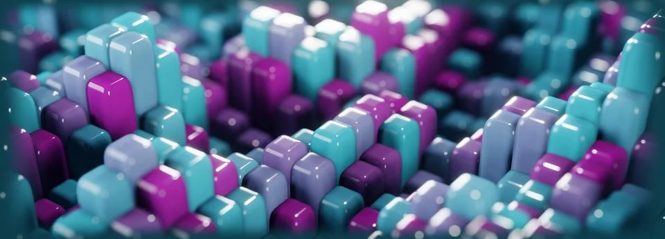 An interpretation of quantum fluctuations, depicted as a dynamic, ever-changi Stock Illustration