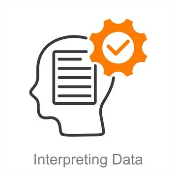 Interpreting Data Stock Illustration