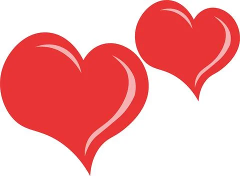 Interracial Hands Forming Heart Shape Stock Illustration