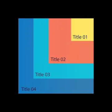 Interrelated structure components infographic chart template for dark theme Stock-Illustration