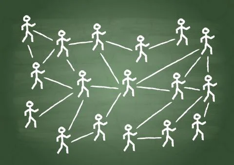 Interrelation man Stock Illustration