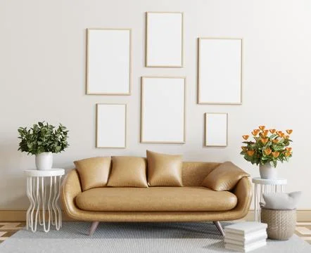 Interrior frame mockup (3) 库存插图