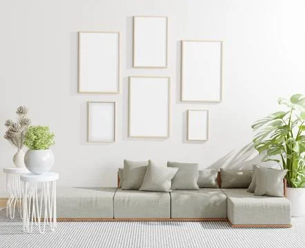 Interrior frame mockup (5) Stock Illustration