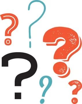 Interrogation question mark sign idea illustration Illustrazione stock