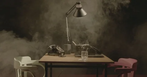 Interrogation room shot without people Video stock 113037386