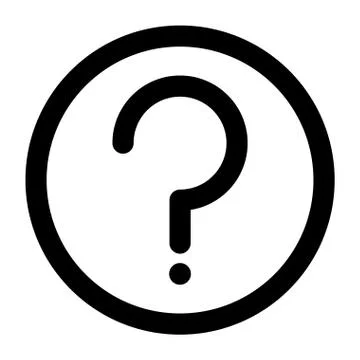 Interrogation symbol ask isolated icon Illustrazione stock