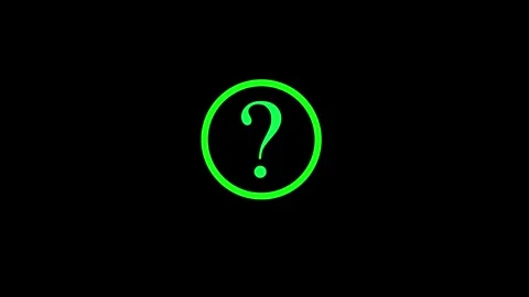 Interrogative icon animated video Stock Footage 294938613