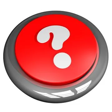 Interrogative point button Stock Illustration