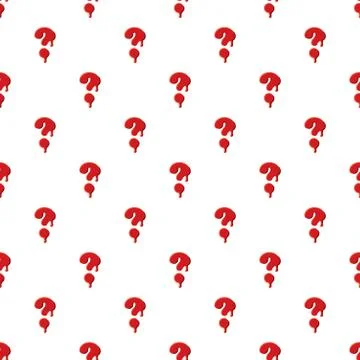 Interrogative sign isolated on white background Stock Illustration