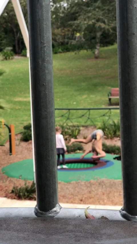 Interrupting Exercise Is Child's Play, Australia - 04 Apr 2019 Stock Footage 205221177