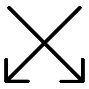 Intersect arrows Vector Icon, Lineal style icon Illustration