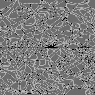 Intersected waves seamless pattern Illustrazione stock