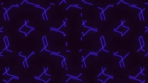 Intersecting and parallel blue lines geometric pattern Stock Footage 311752605