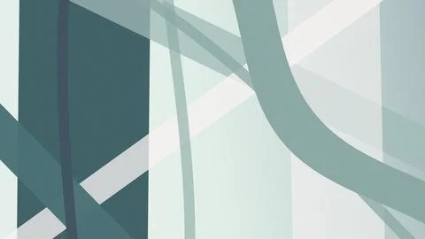 Intersecting angular planes and sweeping architectural curves form a refine.. Stock Illustration