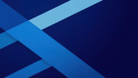 Intersecting blue shapes on dark background Stock Illustration