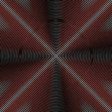 Intersecting concentric circles. Moire, noise effect texture / pattern Stock Illustration