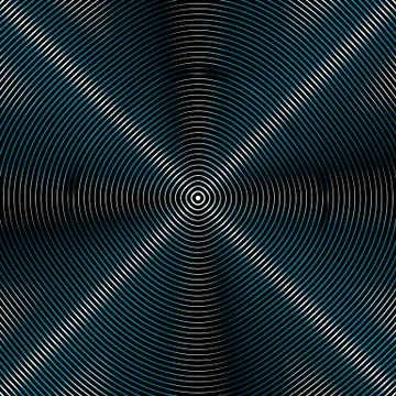 Intersecting concentric circles. Moire, noise effect texture / pattern 스톡 일러스트