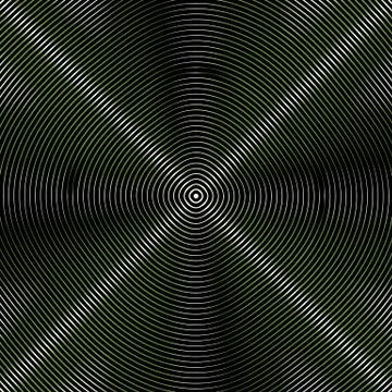 Intersecting concentric circles. Moire, noise effect texture / pattern Stock Illustration