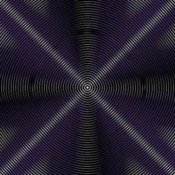 Intersecting concentric circles. Moire, noise effect texture / pattern Stock Illustration