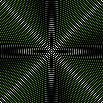 Intersecting concentric circles. Moire, noise effect texture / pattern イラスト素材
