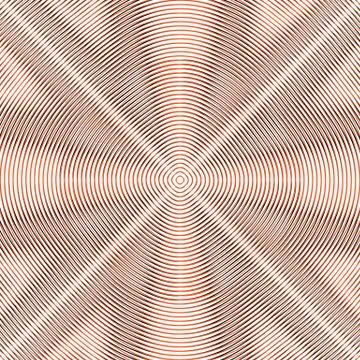 Intersecting concentric circles. Moire, noise effect texture / pattern Illustrazione stock
