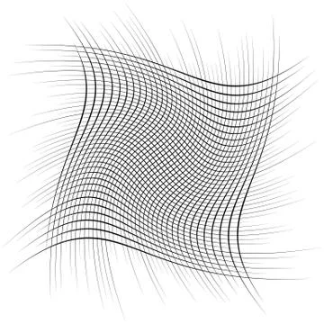 Intersecting lines. Grid, mesh pattern. Abstract illustration. Stock Illustration