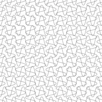 Intersecting lines grid, mesh repeatable pattern. Vector. Stock Illustration