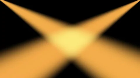 The intersecting rays are yellow-orange on a dark background. Video stock 305533367