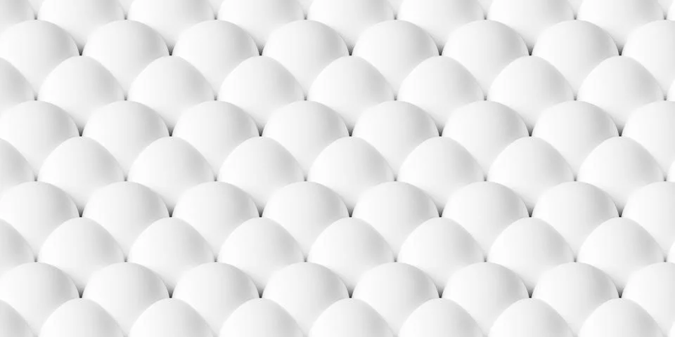 Intersecting rows of white balls or spheres geometry background wallpaper b.. Stock Illustration