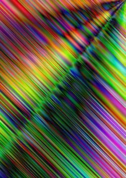 Intersecting under angle iridescent stripes Stock Illustration