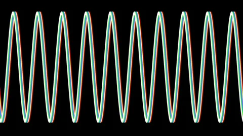 Intersecting waves Stock Footage 34945004