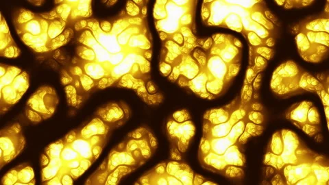 Intersecting zigzag patterns of yellow and black lines Stock Footage 322792678