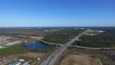 An intersection 01 Video stock 93693986