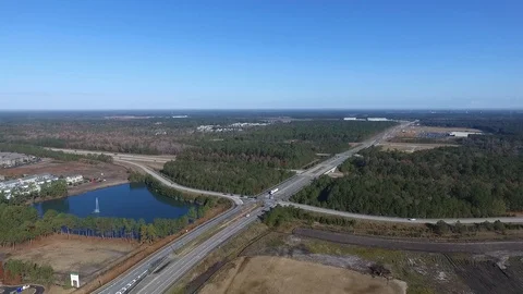 An intersection 04 Video stock 93694705