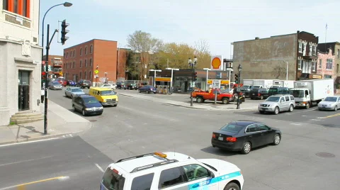 Intersection 2 Stock Footage 692527