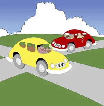 Intersection 2004 Linda Braucht (20th C. American) Computer graphics Stock Illustration