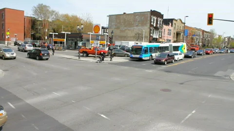 Intersection 3 Stock Footage 692013