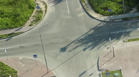 Intersection aerials Video stock 53104696