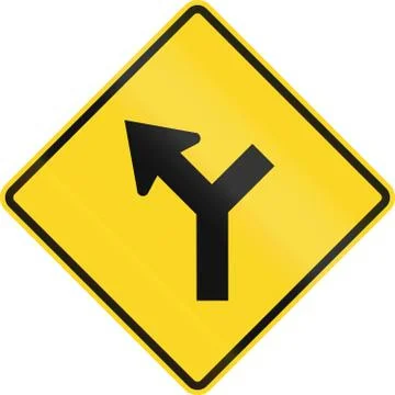 Intersection Ahead In Canada Ilustração Stock